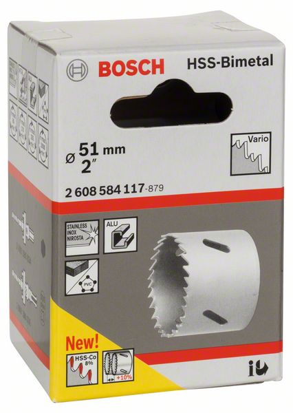 Robert Bosch Power Tools GmbH HSS bi-metal holesaw for standard adapters. For rotary drills/drivers - Image 2