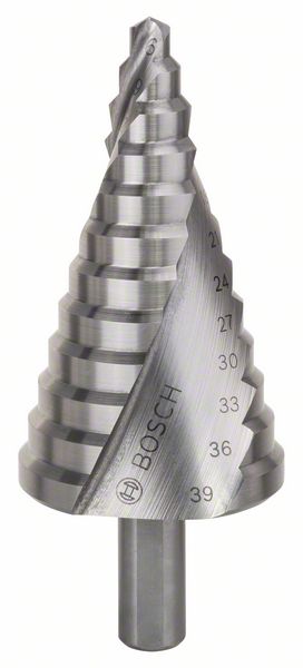 Robert Bosch Power Tools GmbH HSS step drill bits. For rotary drills/drivers