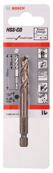 Robert Bosch Power Tools GmbH HSS-Co pilot drill bit. For rotary drills/drivers - Image 2