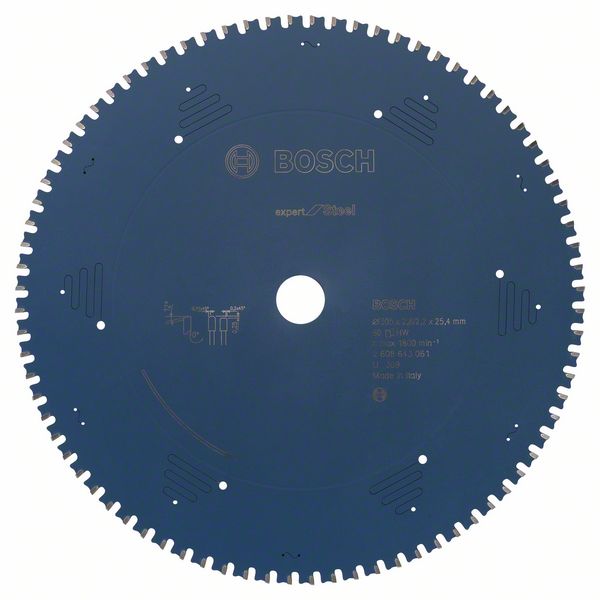Robert Bosch Power Tools GmbH Circular saw blade Expert for Steel. For mitre dry cutters