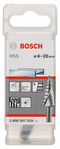 Robert Bosch Power Tools GmbH HSS step drill bits. For rotary drills/drivers - Image 2