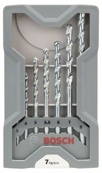Robert Bosch Power Tools GmbH 7-piece CYL-1 masonry drill bit set 3/4/5/5.5/6/7/8 mm. For rotary drills/drivers - Image 2