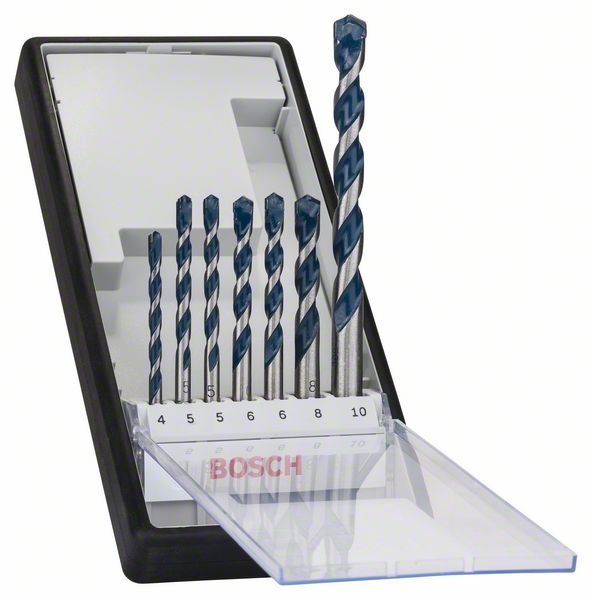 Robert Bosch Power Tools GmbH 7-piece Robust Line CYL-5 concrete drill bit set 4 - 10 mm. For rotary drills/drivers