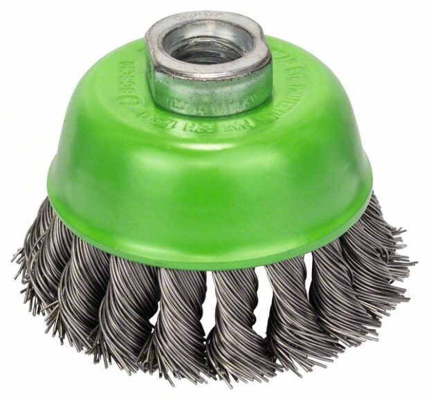 Robert Bosch Power Tools GmbH Cup Brush Knotted 75 Stainless. For small angle grinders