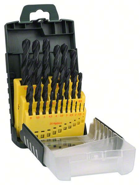 Robert Bosch Power Tools GmbH 25-piece HSS-R metal drill bit set