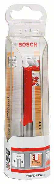 Robert Bosch Power Tools GmbH Expert for Wood Straight Bit, carbide, 12 mm, D1 12 mm, L 50.5 mm, G 98 mm. For hand-held routers - Image 2