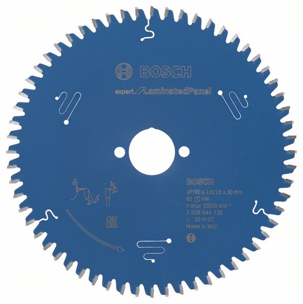 Robert Bosch Power Tools GmbH Expert for Laminated Panel circular saw blade. For hand-held circular saws