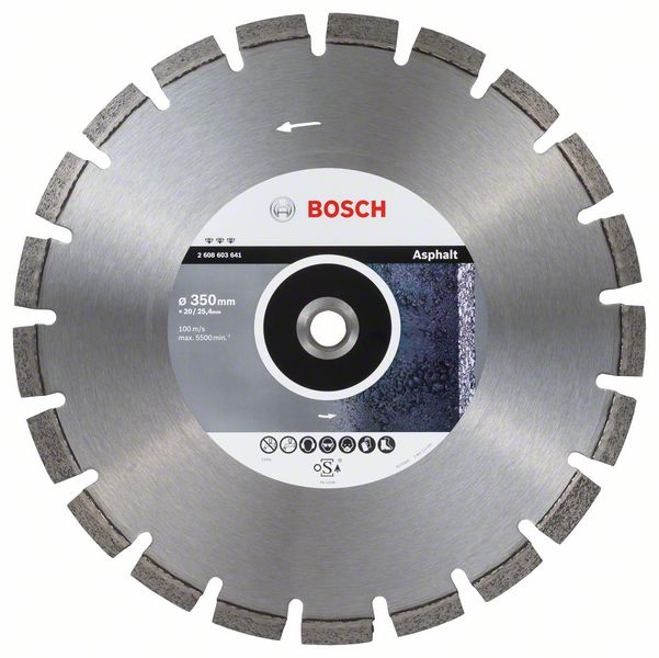 Robert Bosch Power Tools GmbH Diamond cutting disc Best for Asphalt. For table saws