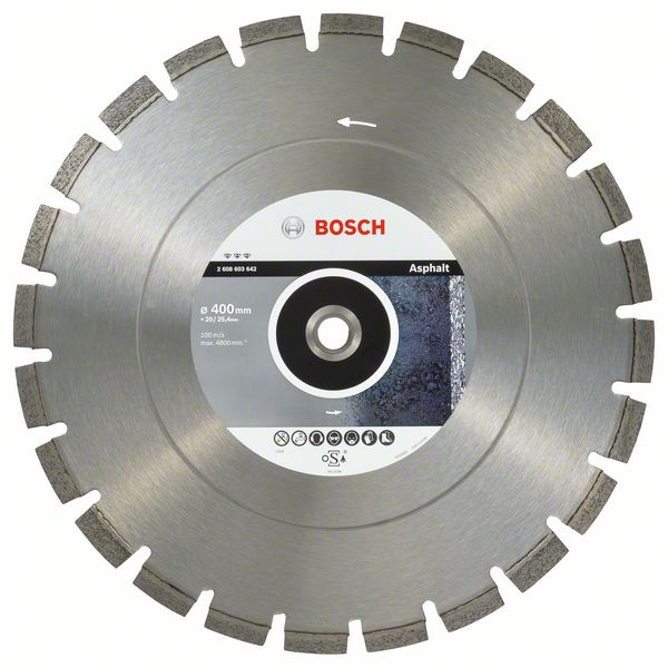 Robert Bosch Power Tools GmbH Diamond cutting disc Best for Asphalt. For table saws