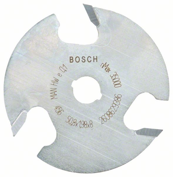 Robert Bosch Power Tools GmbH Expert for Wood Slotting cutter, 8 mm, D1 50.8 mm, L 2 mm, G 8 mm. For hand-held routers