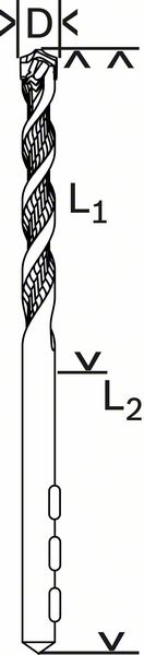 Robert Bosch Power Tools GmbH Concrete drill bit CYL-5. For rotary drills/drivers - Image 12