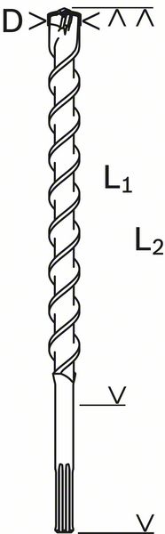 Robert Bosch Power Tools GmbH Hammer drill bit SDS max-7. For rotary hammer drills - Image 10