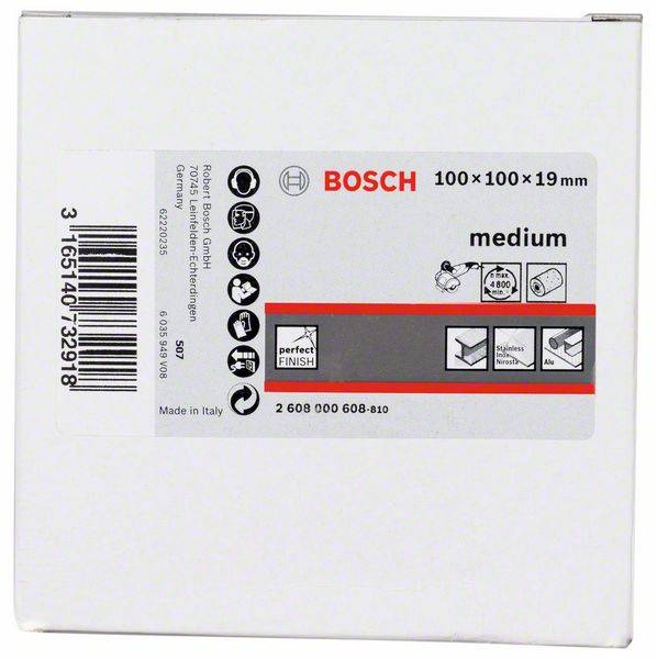 Robert Bosch Power Tools GmbH Fleece sanding wheel. For burnishing machines