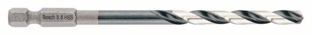 Robert Bosch Power Tools GmbH HSS Hex-Shank Twist Drill Bit 5.5mm. For rotary drills/drivers