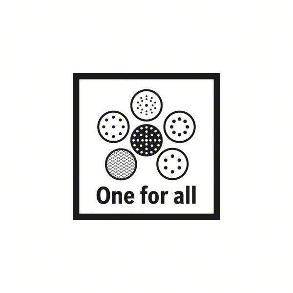 Robert Bosch Power Tools GmbH EXPERT Multihole Backing Pads Universal 125 mm, Hard. For random orbital sanders - Image 8