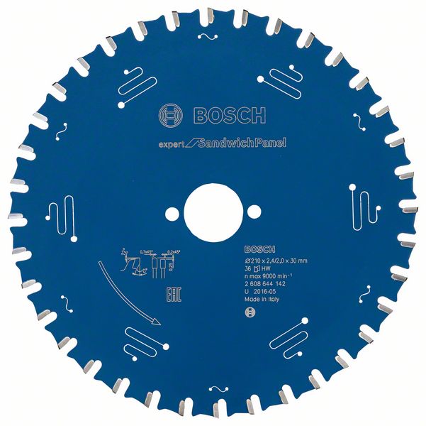 Robert Bosch Power Tools GmbH Expert for Sandwich Panel circular saw blade. For hand-held circular saws