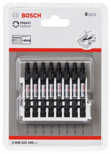 Robert Bosch Power Tools GmbH Impact Control Screwdriver Bit pack, 8-piece. For rotary drills/drivers - Image 2