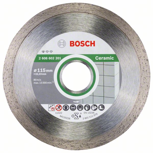 Robert Bosch Power Tools GmbH Standard for Ceramic diamond cutting disc. For small angle grinders