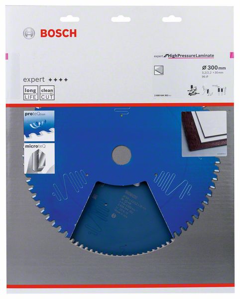 Robert Bosch Power Tools GmbH Expert for High Pressure Laminate Circular Saw Blade 300x30-96. For mitre saws - Image 2