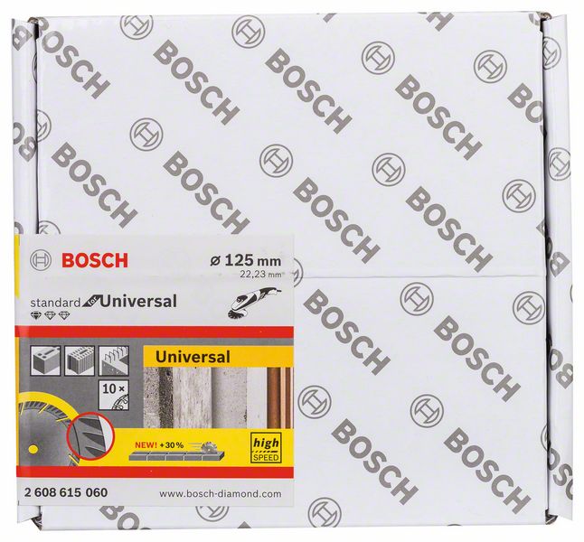 Robert Bosch Power Tools GmbH Diamond Cutting Disc Standard for Universal 125x22.23 (10 pcs. Pack). For small angle grinders - Image 2