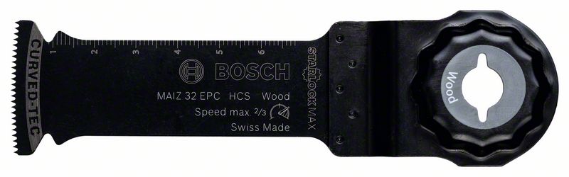 Robert Bosch Power Tools GmbH HCS plunge cut saw blade MAIZ 32 EPC Wood. For oscillating multitools