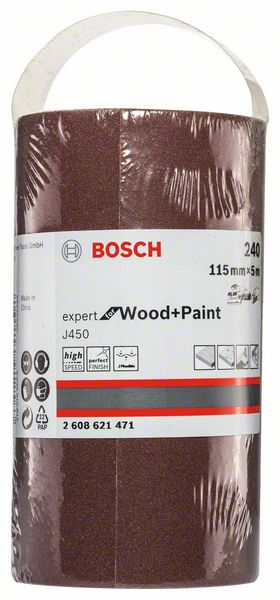 Robert Bosch Power Tools GmbH J450 Expert for Wood and Paint, 115mm X 5m, G240. For hand sanding - Image 2