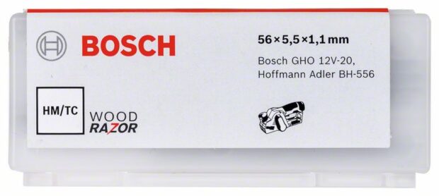 Robert Bosch Power Tools GmbH Planer knife 56 mm, straight, tungsten carbide, 40°. For planers - Image 2