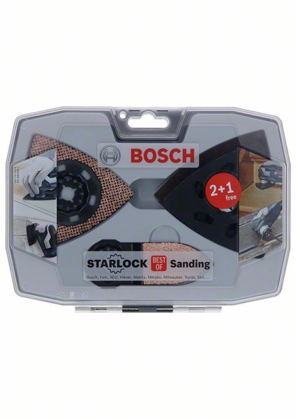 Robert Bosch Power Tools GmbH Starlock Sanding Set. For oscillating multitools
