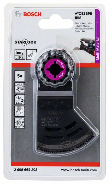 Robert Bosch Power Tools GmbH RB - 5pcs AYZ53BPB. For oscillating multitools - Image 2