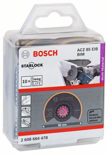 Robert Bosch Power Tools GmbH RB - 10PCS ACZ 85 EIB. For oscillating multitools - Image 2