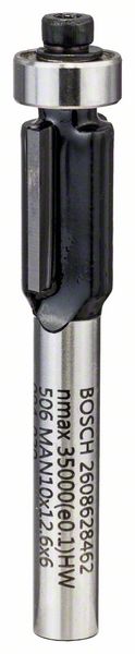 Robert Bosch Power Tools GmbH Laminate trim bit, 6 mm, D1 9.5 mm, L 13.7 mm, G 56 mm. For hand-held routers