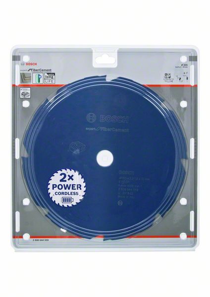 Robert Bosch Power Tools GmbH Expert for Fibre Cement Circular Saw Blade for Cordless Saws 305x2.2/1.6x30 T8. For mitre saws - Image 2
