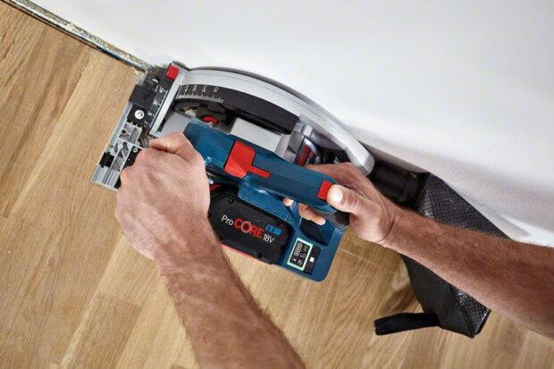 Robert Bosch Power Tools GmbH Cordless Plunge Saw BITURBO GKT 18V-52 GC - Image 5