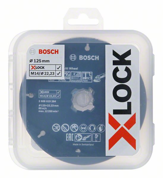 Robert Bosch Power Tools GmbH X-LOCK 125mm kit cutting & flap disc, CMW. For small angle grinders - Image 3