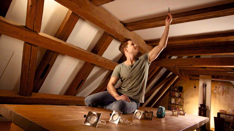 Robert Bosch Power Tools GmbH Cross Line Laser UniversalLevel 3 - Set - Image 7