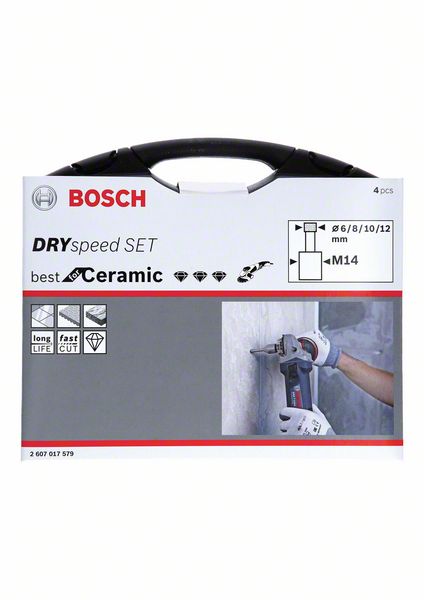 Robert Bosch Power Tools GmbH Diamond Cutter DrySpeed Set 6/8/10/12 mm. For small angle grinders - Image 2