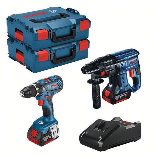 Robert Bosch Power Tools GmbH 18V kit: GSR 18V-28 + GBH 18V-21 + 2 x GBA 4.0Ah + GAL 18V-40 + L-BOXX - Image 2