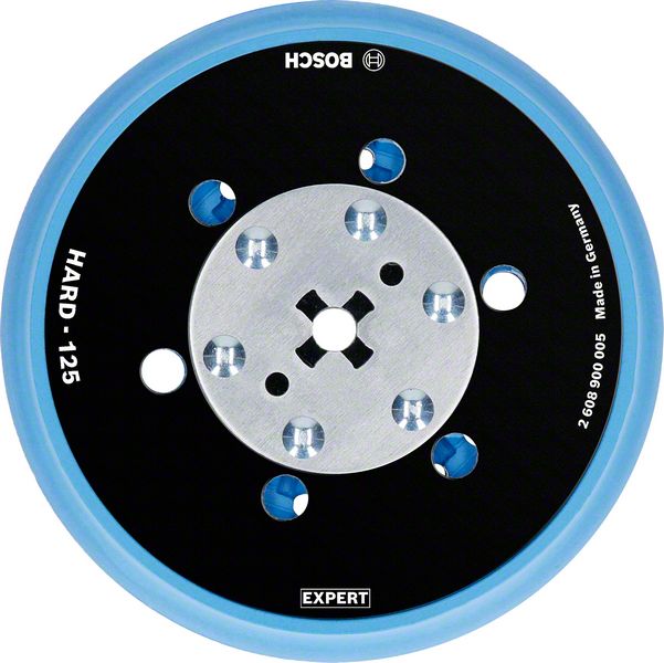 Robert Bosch Power Tools GmbH EXPERT Multihole Backing Pads Universal 125 mm, Hard. For random orbital sanders