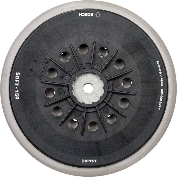 Robert Bosch Power Tools GmbH EXPERT Multihole Backing Pads for Bosch 150 mm, Soft. For random orbital sanders