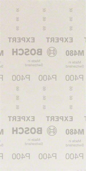 Robert Bosch Power Tools GmbH EXPERT M480 Sanding Net for Orbital Sanders 115 x 230 mm, G 400, 10-pc. For orbital sanders