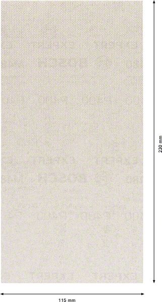 Robert Bosch Power Tools GmbH EXPERT M480 Sanding Net for Orbital Sanders 115 x 230 mm, G 100, 50-pc. For orbital sanders - Image 3