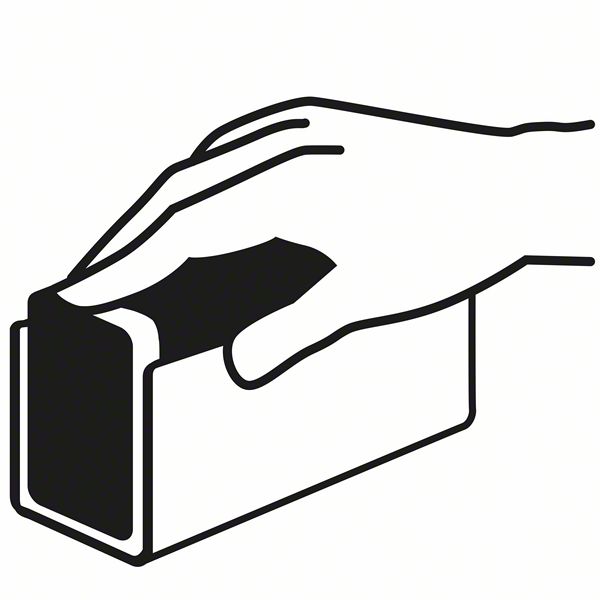 Robert Bosch Power Tools GmbH EXPERT N880 Fleece Roll for Handsanding 100 mm x 10 m, Medium S. For hand sanding - Image 9