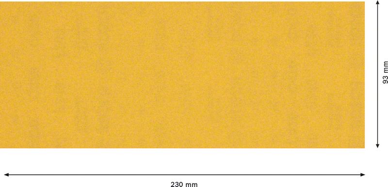 Robert Bosch Power Tools GmbH EXPERT C470 Sandpaper with no holes for Orbital Sanders 93 x 230 mm, G 240 10-pc. For orbital sanders - Image 3