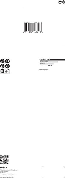 Robert Bosch Power Tools GmbH EXPERT C470 Sandpaper with 14 holes for Orbital Sanders 115 x 280 mm, G 240 10-pc. For orbital sanders - Image 5