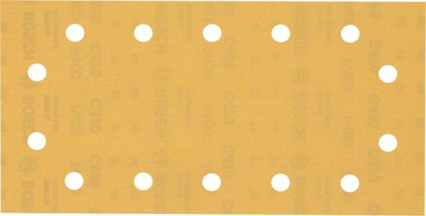 Robert Bosch Power Tools GmbH EXPERT C470 Sandpaper with 14 holes for Orbital Sanders 115 x 230 mm, G 400 10-pc. For orbital sanders