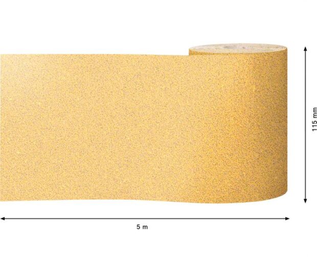 Robert Bosch Power Tools GmbH EXPERT C470 Sandpaper Roll for Handsanding 115 mm, 5 m, G 60. For hand sanding - Image 3