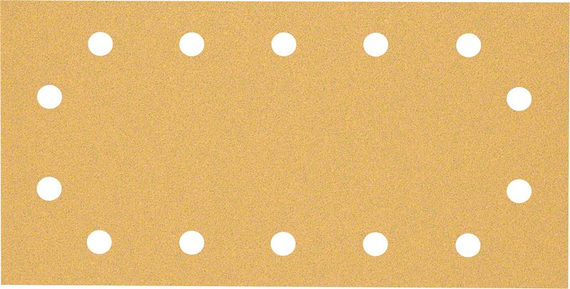 Robert Bosch Power Tools GmbH EXPERT C470 Sandpaper with 14 holes for Orbital Sanders 115 x 230 mm, G 80 50-pc. For orbital sanders