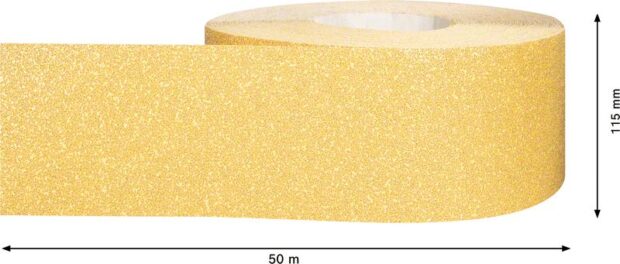 Robert Bosch Power Tools GmbH EXPERT C470 Sandpaper Roll for Handsanding 115 mm x 50 m, G 40. For hand sanding - Image 3