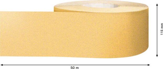 Robert Bosch Power Tools GmbH EXPERT C470 Sandpaper Roll for Handsanding 115 mm x 50 m, G 60. For hand sanding - Image 3