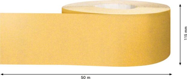 Robert Bosch Power Tools GmbH EXPERT C470 Sandpaper Roll for Handsanding 115 mm x 50 m, G 240. For hand sanding - Image 3